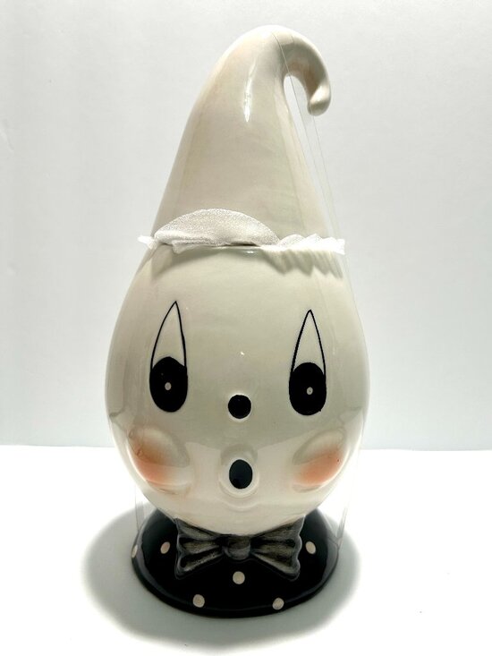 JohannaParker Other - NWT Johanna Parker Halloween "Gus" Ghost Ceramic Cookie Jar Canister Vintage